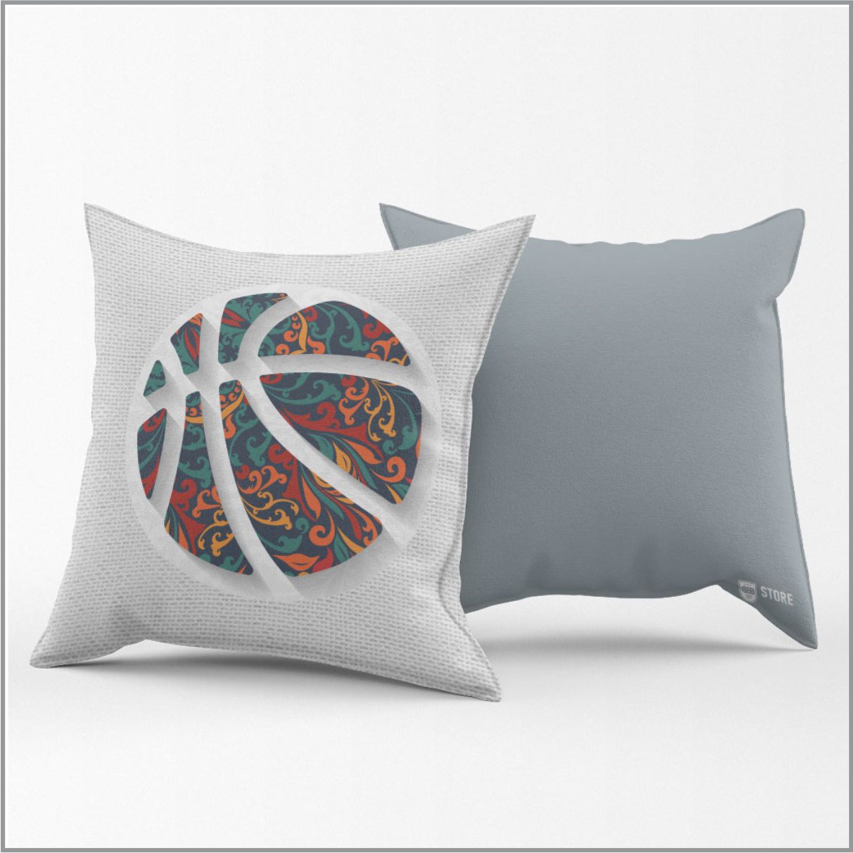 ALMOFADA REF 004 D Almofada ESTAMPA BASQUETE Ref. 004 - Imagem 1
