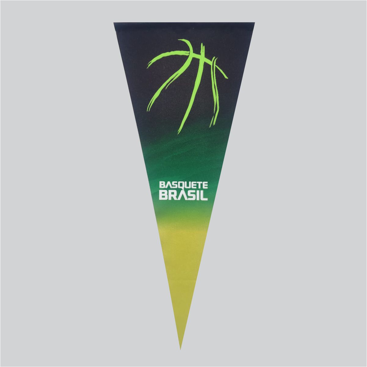 Flâmula BASQUETE BRASIL REF. F 002 Flâmula personalizada BASQUETE BRASIL REF. OO2 - Imagem 1