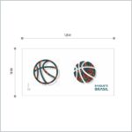 Toalha personalizada BASQUETE BRASIL REF. OO3 - Imagem 2