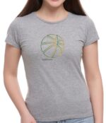 Camiseta Baby Look BASQUETE BRASIL Ref. 002 - Imagem 2