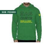 MOLETON UNISEX  - BASQUETE  BRASIL - VERDE BANDEIRA