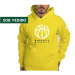 MOLETON UNISEX  - BASQUETE  BRASIL - AMARELO