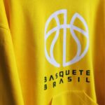 MOLETON UNISEX  - BASQUETE  BRASIL - AMARELO - Imagem 2