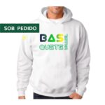 MOLETON UNISEX  - BASQUETE  BRASIL - BRANCO