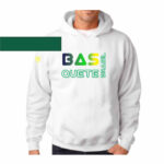 MOLETON UNISEX  - BASQUETE  BRASIL - BRANCO - GG