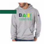 MOLETON UNISEX  - BASQUETE  BRASIL -  CINZA MESCLA - GG