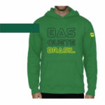 MOLETON UNISEX  - BASQUETE  BRASIL - VERDE BANDEIRA - GG